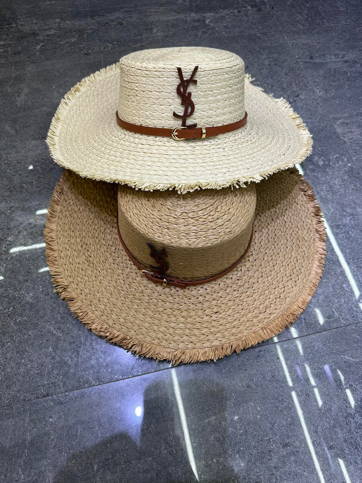 Saint Laurent Handmade Knitted Flat Cap