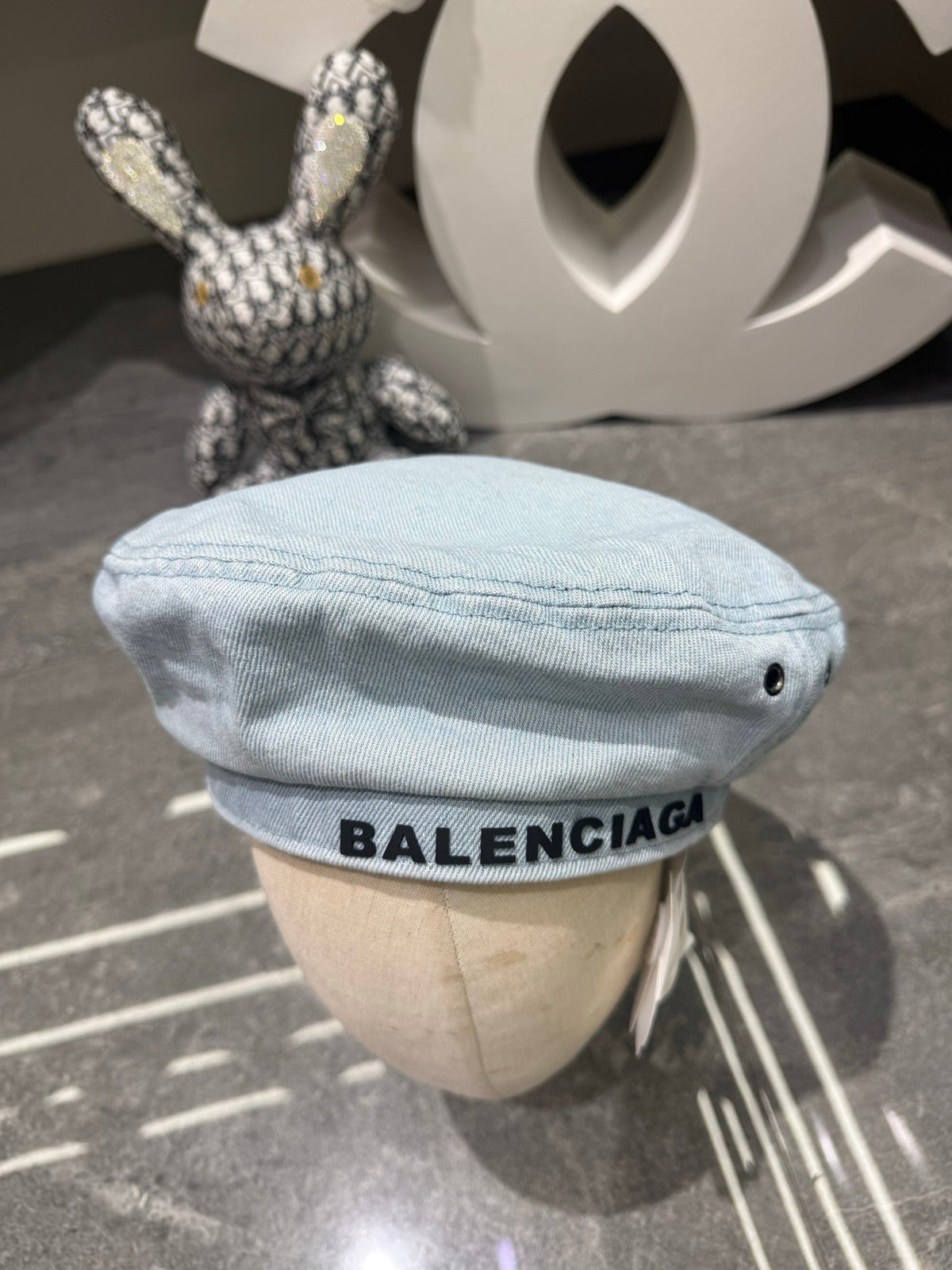 Balenciaga Denim Beret